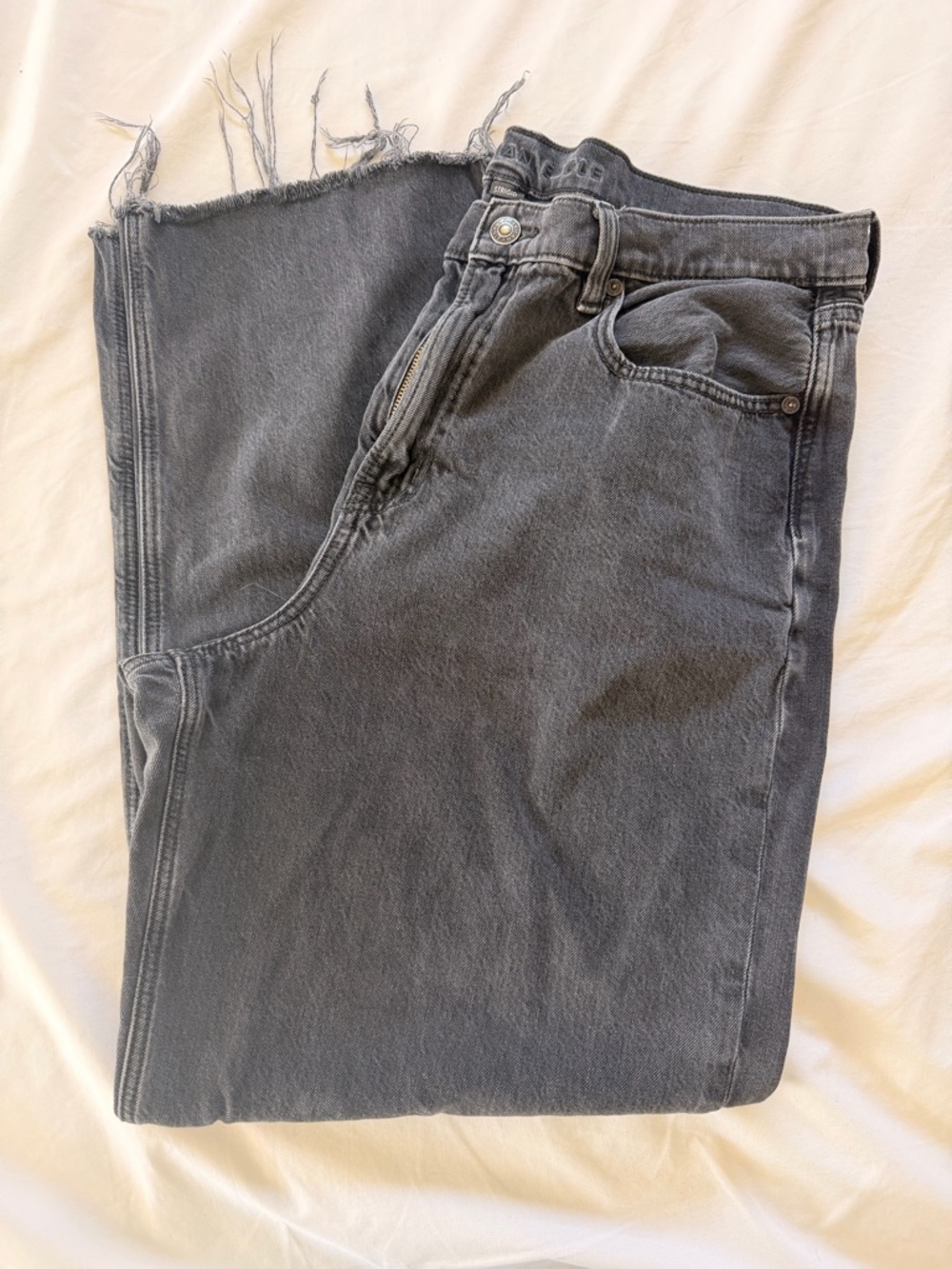 Womens Black Washed Jeans - American Eagle brand